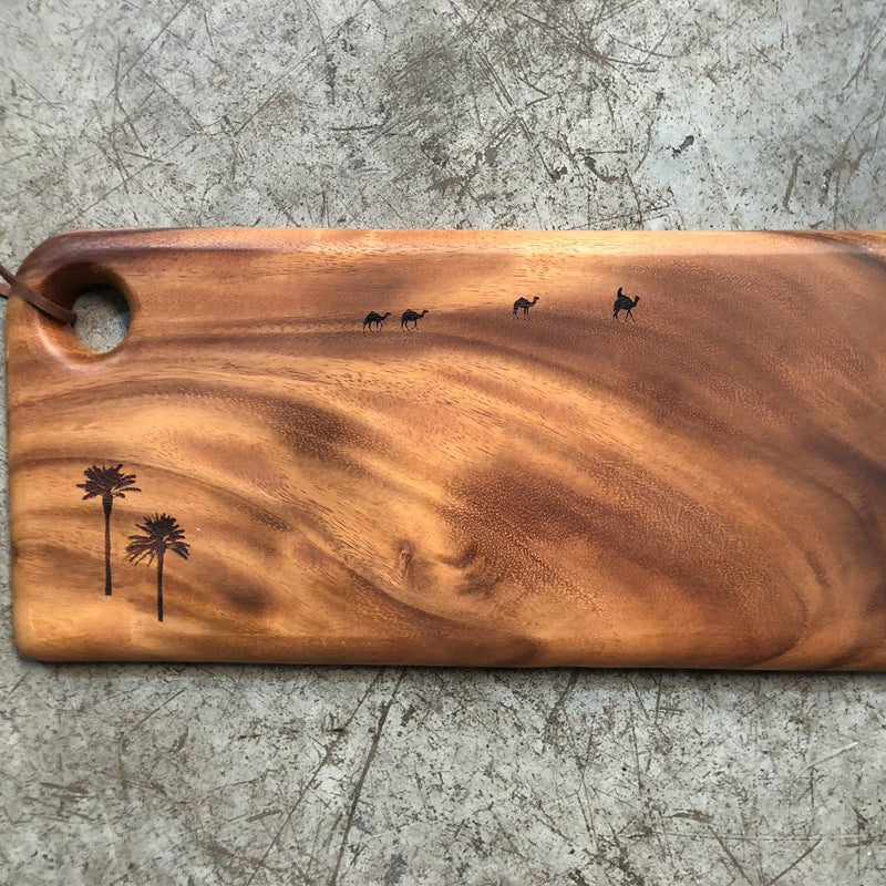 Personalised engraved wooden boards – The Party, Dubai