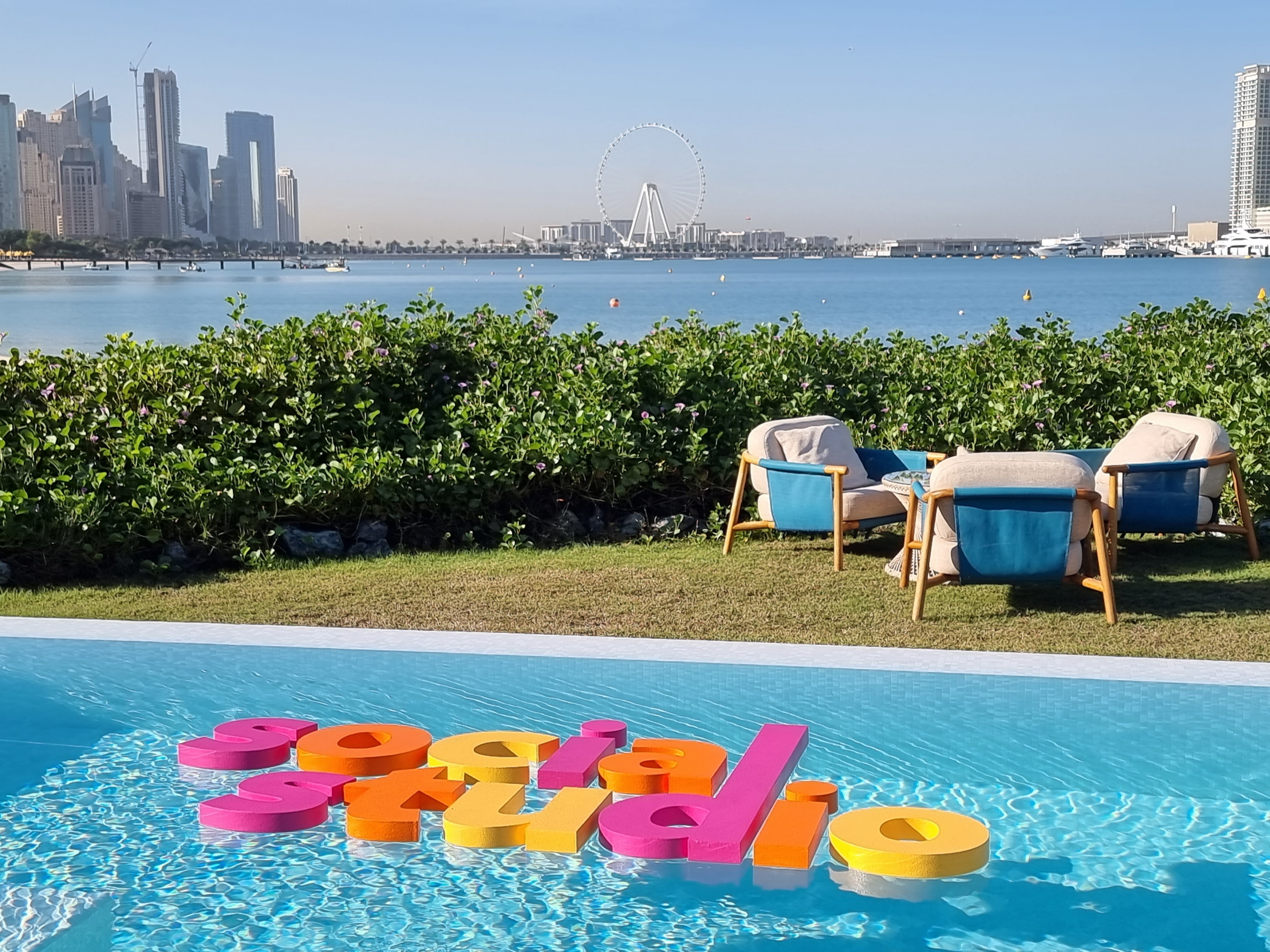 Floating Swimming Pool Sign