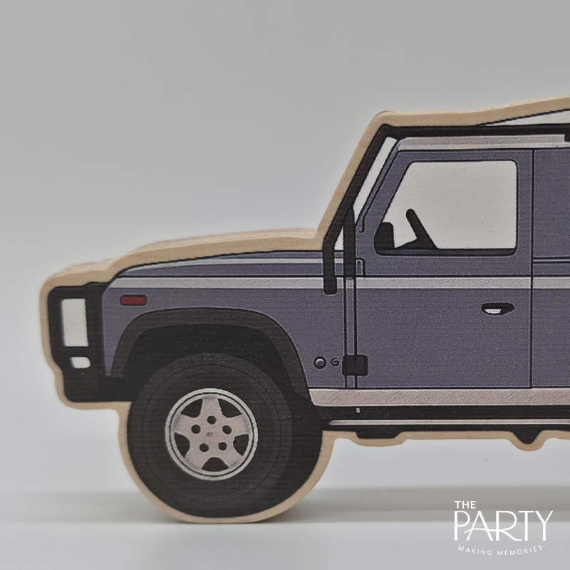 Landrover Defender 90 Wooden Toy Car – The Party, Dubai