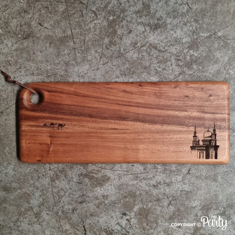Engraved Wooden Board No.44 – The Party, Dubai