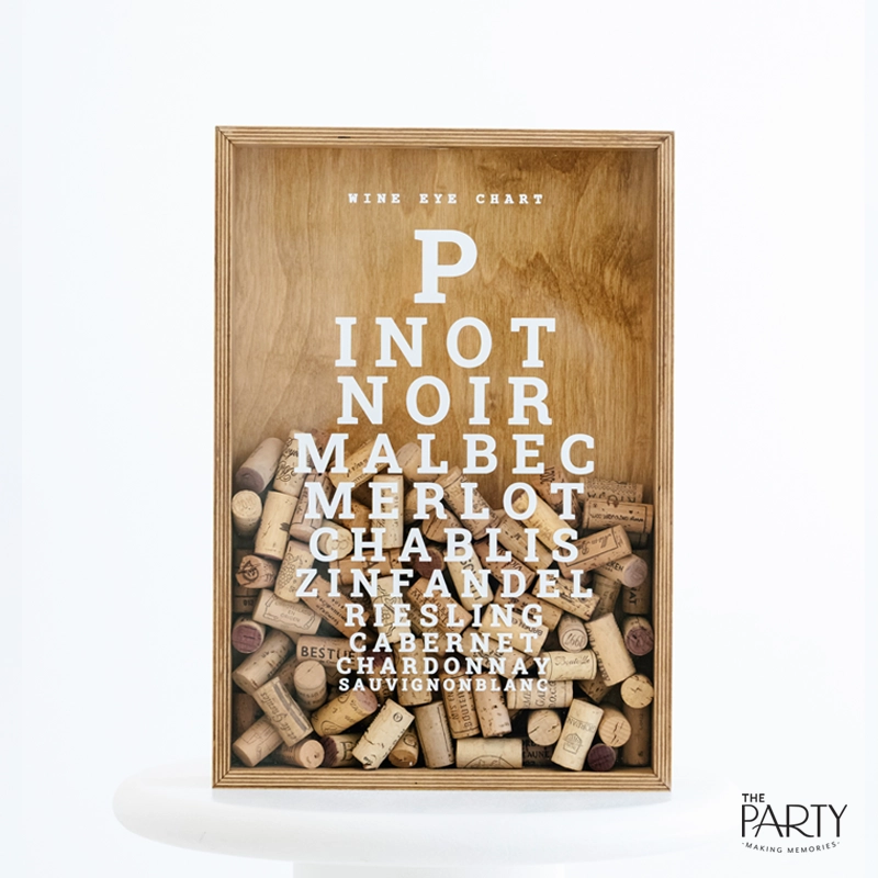 Cork Vault "Eye Chart"