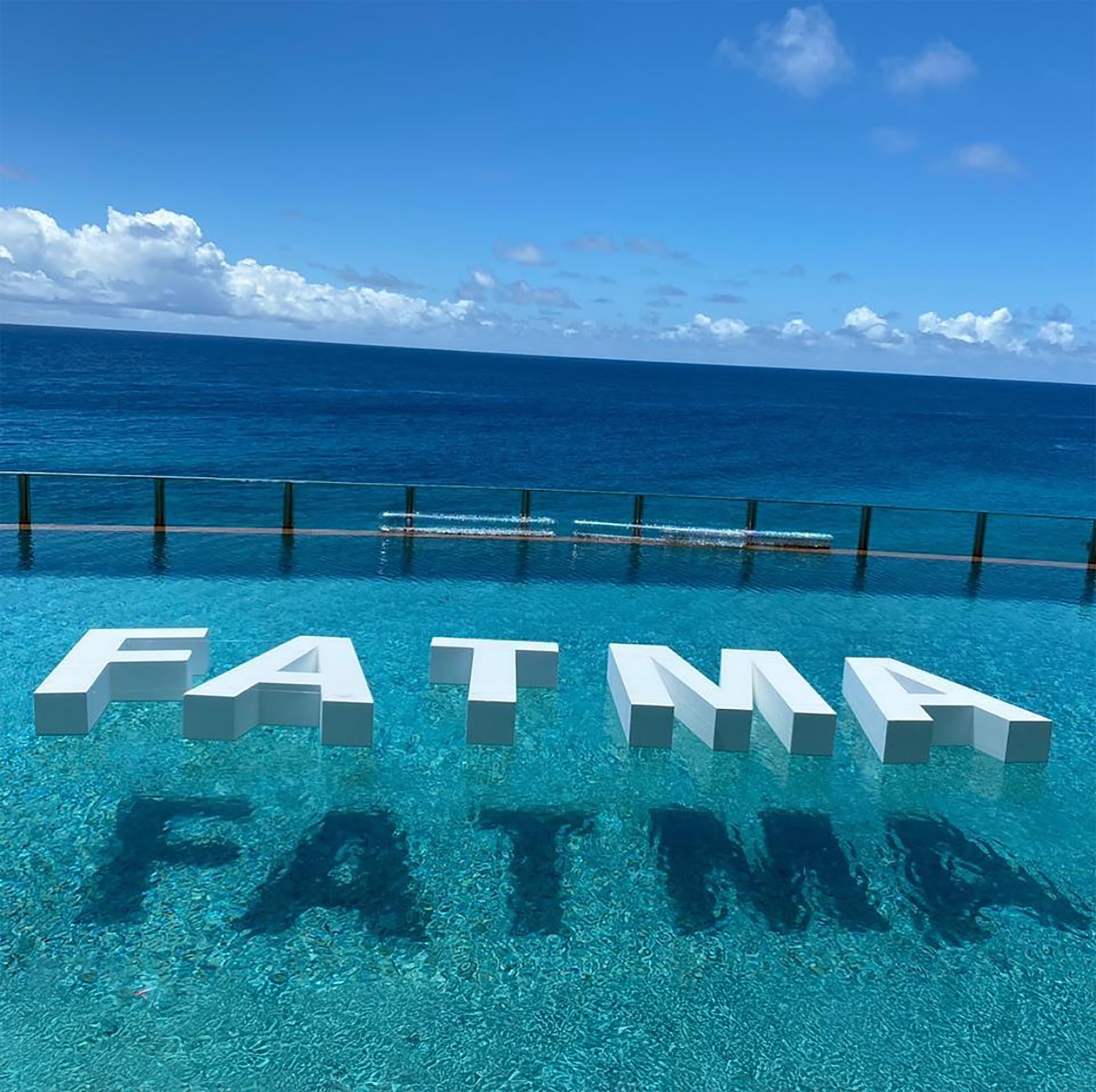 Floating Swimming Pool Sign
