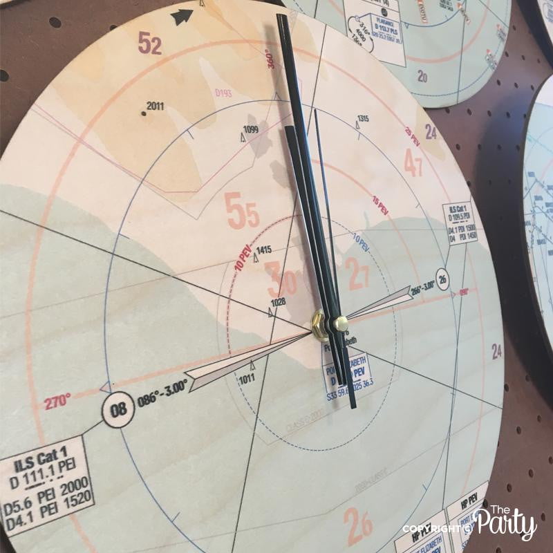 Approach plate clocks – The Party, Dubai