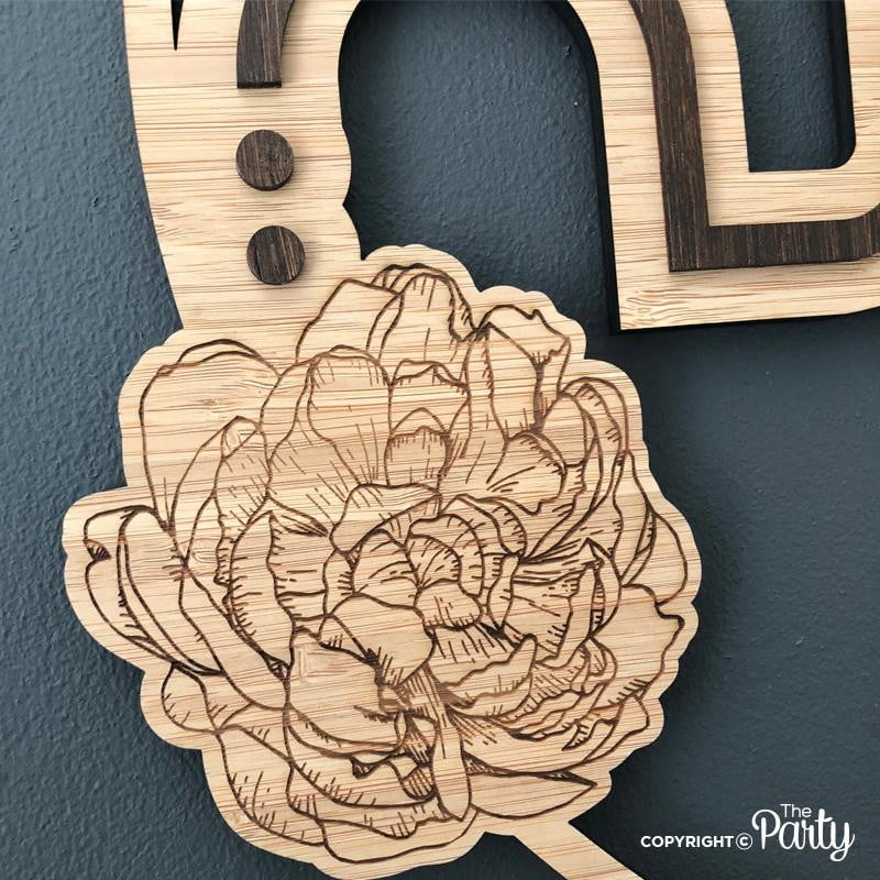 Hospital Door Sign – Matte Gold – The Party, Dubai