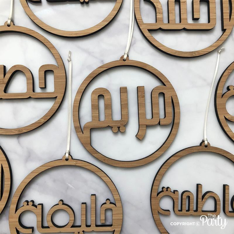 Wooden Gift Tags – Bamboo Wood – The Party, Dubai