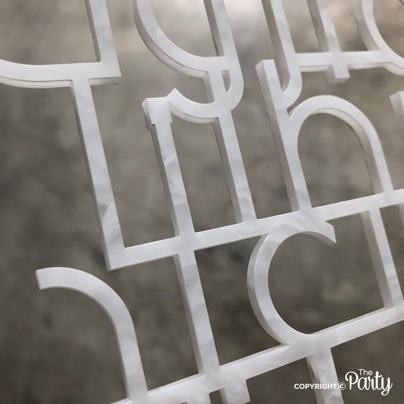 Arabic cake topper – The Party, Dubai