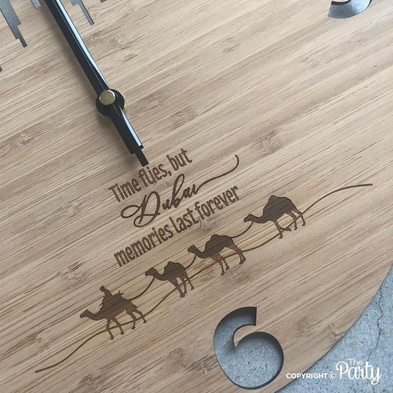 Dubai skyline clock – The Party, Dubai