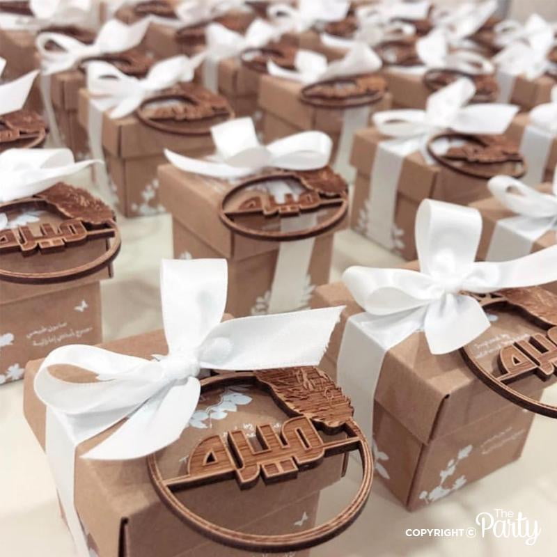 Gift tags from bamboo – The Party, Dubai