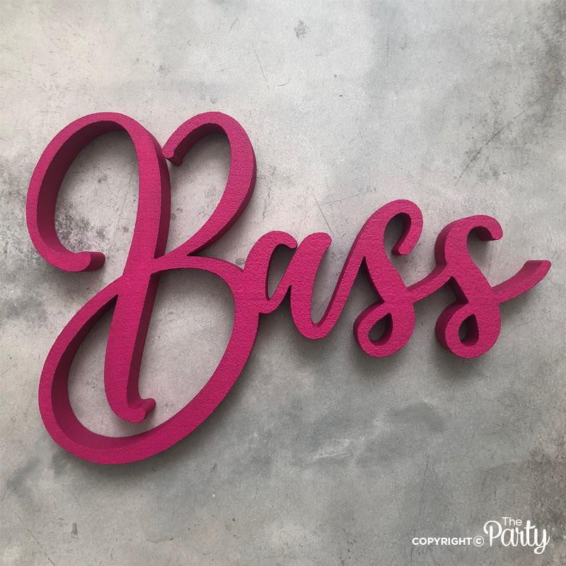 Calligraphy foam sign – The Party, Dubai