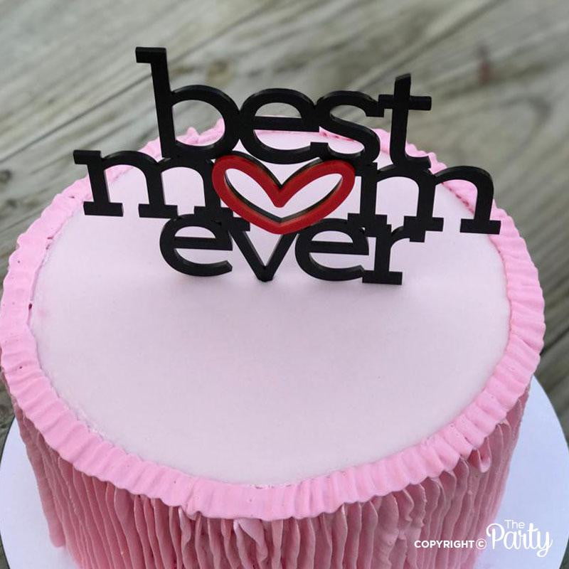 Best mom ever cake topper – The Party, Dubai