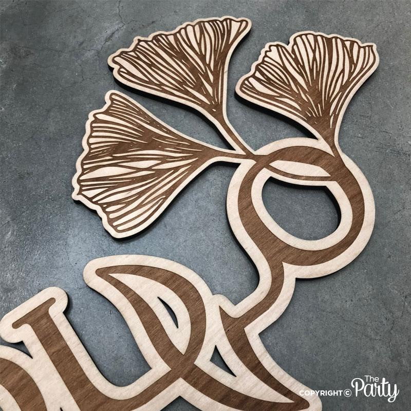 Hospital Door Sign – Nordic Birch Wood – The Party, Dubai