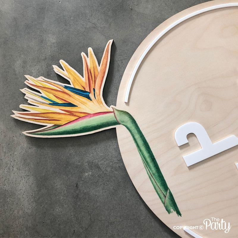 Hospital Door Sign – Nordic Birch Wood – The Party, Dubai