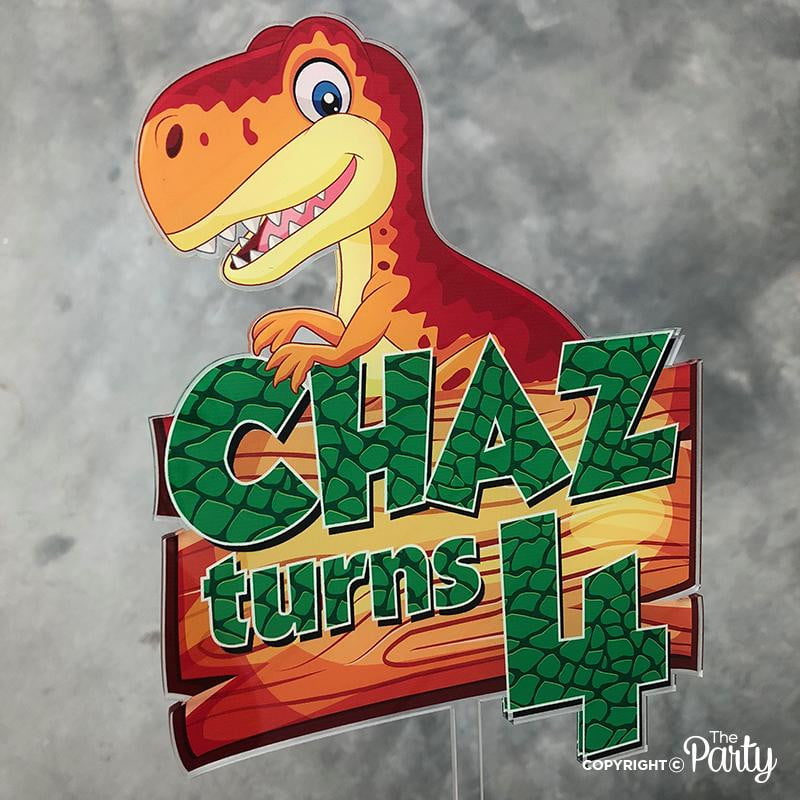 Dinosaur themed cake topper – The Party, Dubai