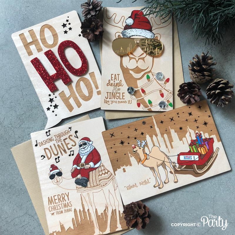 Birch Christmas card set – The Party, Dubai