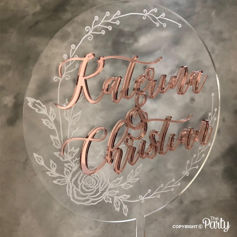 Wedding cake topper – The Party, Dubai