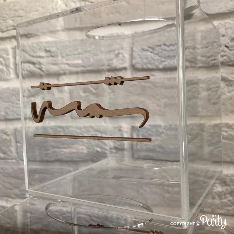 Clear acrylic tissue box – The Party, Dubai