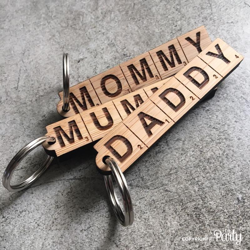 Bamboo key rings – The Party, Dubai