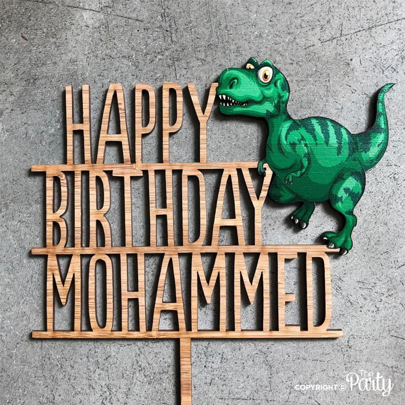 Happy Birthday cake topper – The Party, Dubai