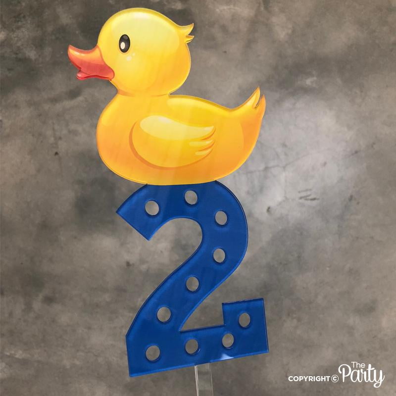 2nd birthday duckling cake topper – The Party, Dubai