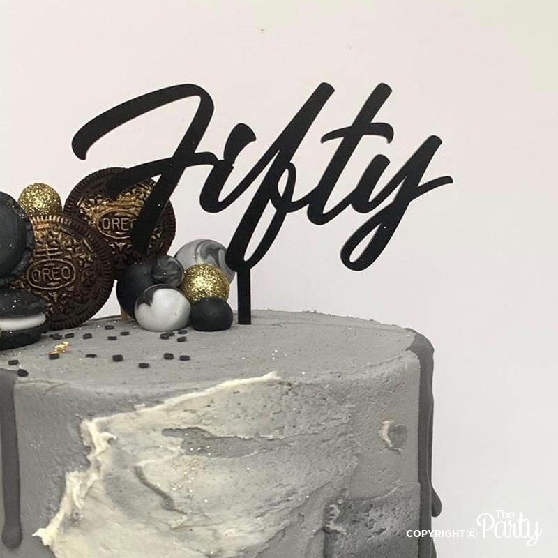 Fifty cake topper – The Party, Dubai