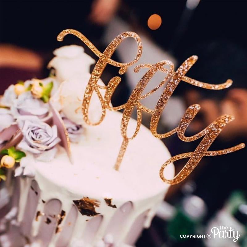 Fifty cake topper – The Party, Dubai
