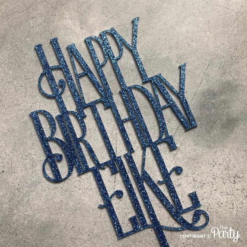 Happy Birthday cake topper – The Party, Dubai