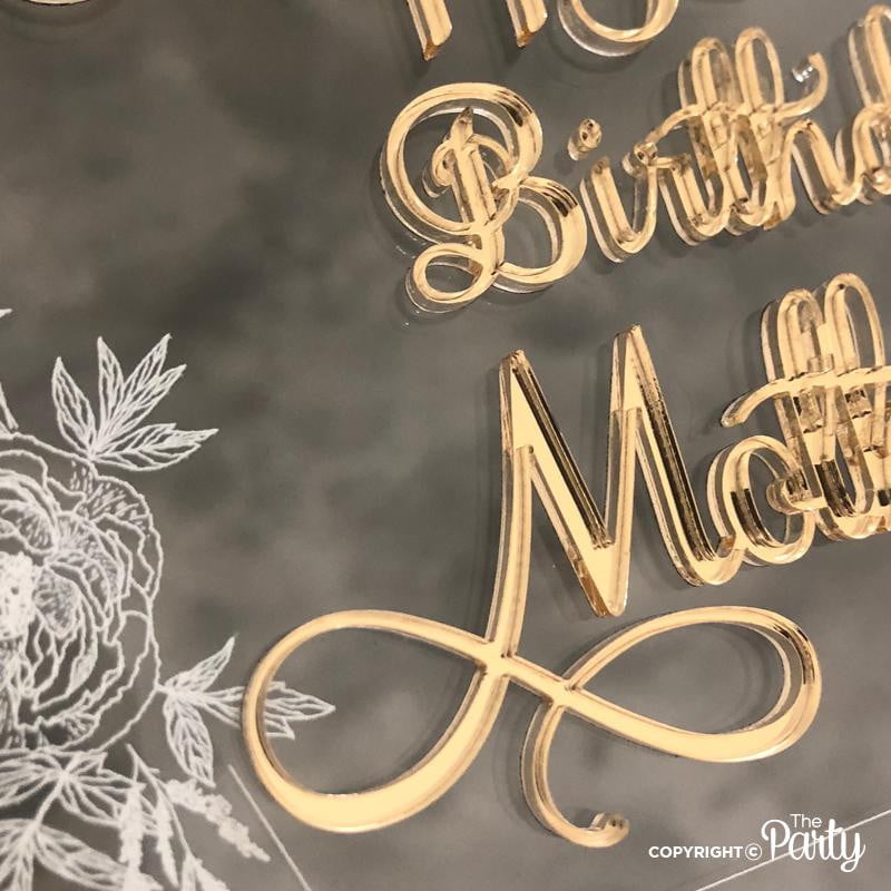 Happy Birthday Mother cake topper – The Party, Dubai