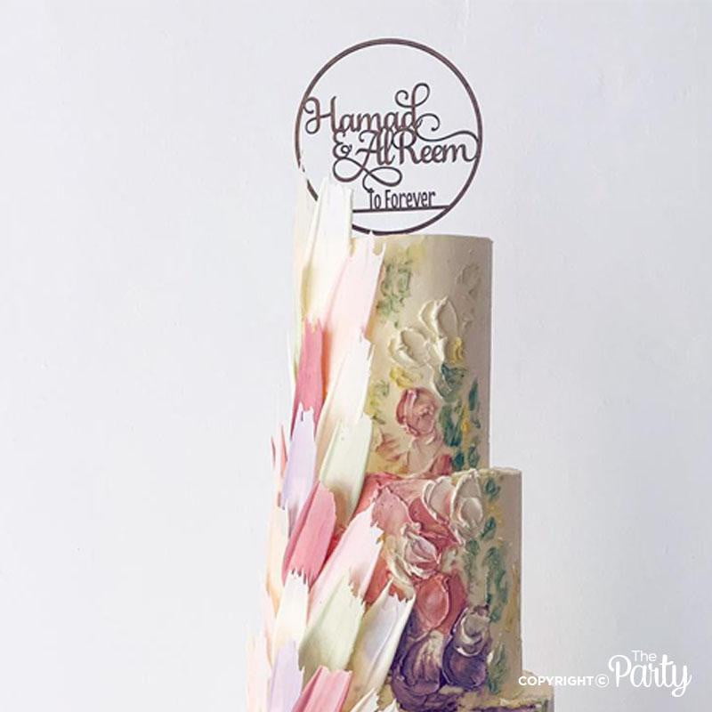 Wedding cake topper – The Party, Dubai