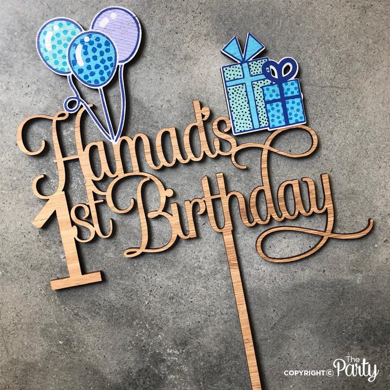 1st birthday cake topper – The Party, Dubai