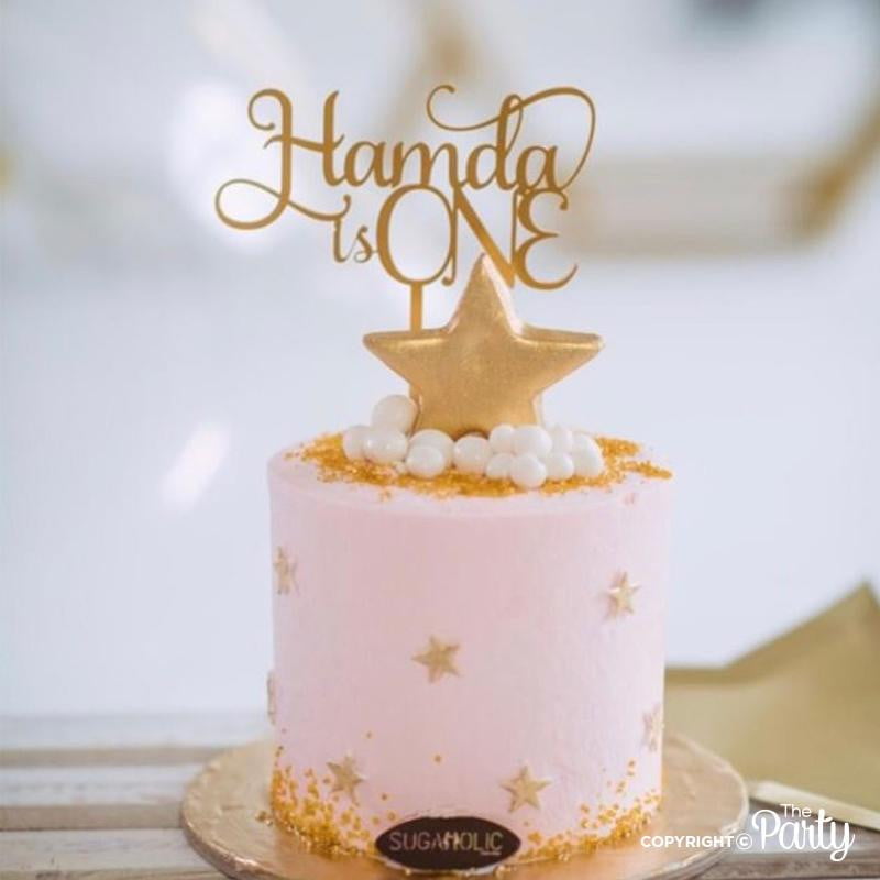 1st birthday cake topper – The Party, Dubai
