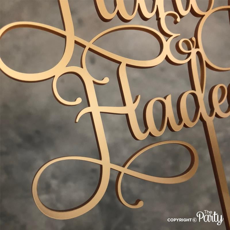 Wedding cake topper – The Party, Dubai