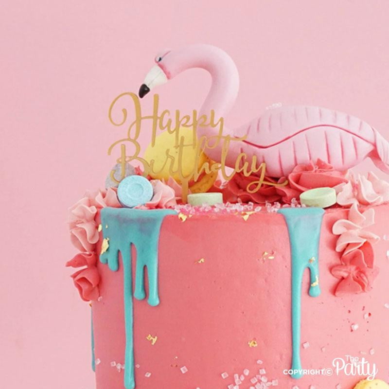 Happy Birthday cake topper – The Party, Dubai