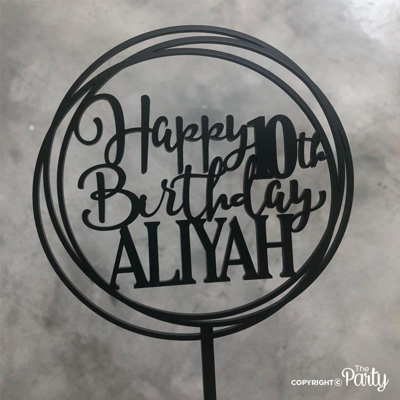 Birthday Cake Topper – The Party, Dubai