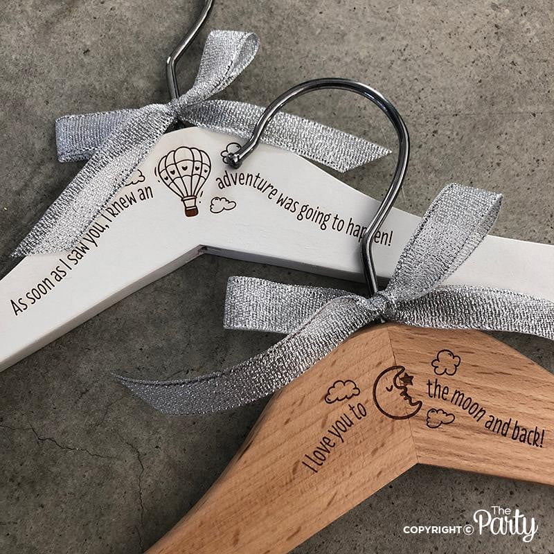IKEA hangers, set of 4 children's size with engraving – The Party, Dubai