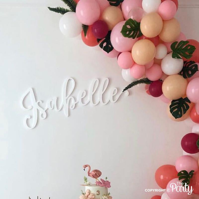 Custom Foam Party Sign – Gold – The Party, Dubai