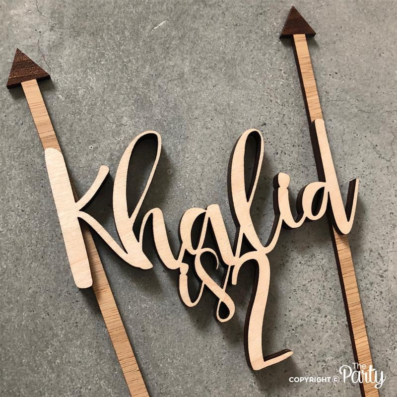 2nd birthday cake topper – The Party, Dubai