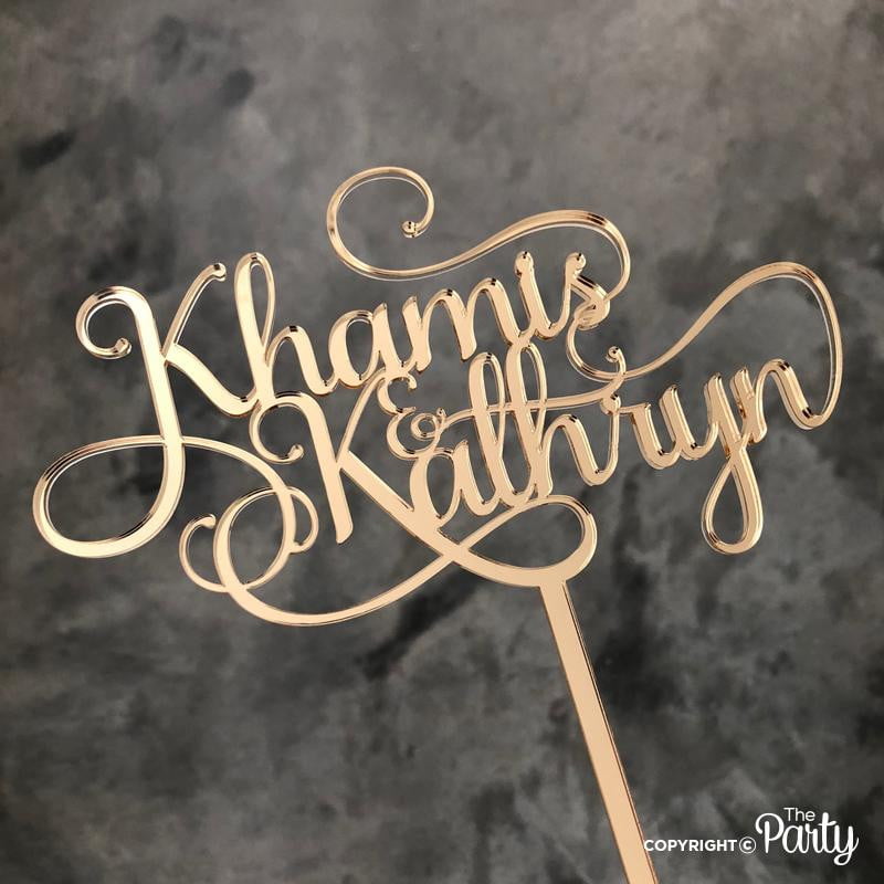 Wedding cake topper – The Party, Dubai