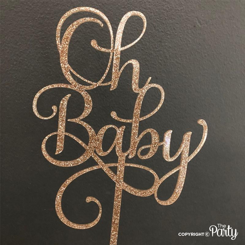 Oh Baby cake topper – The Party, Dubai