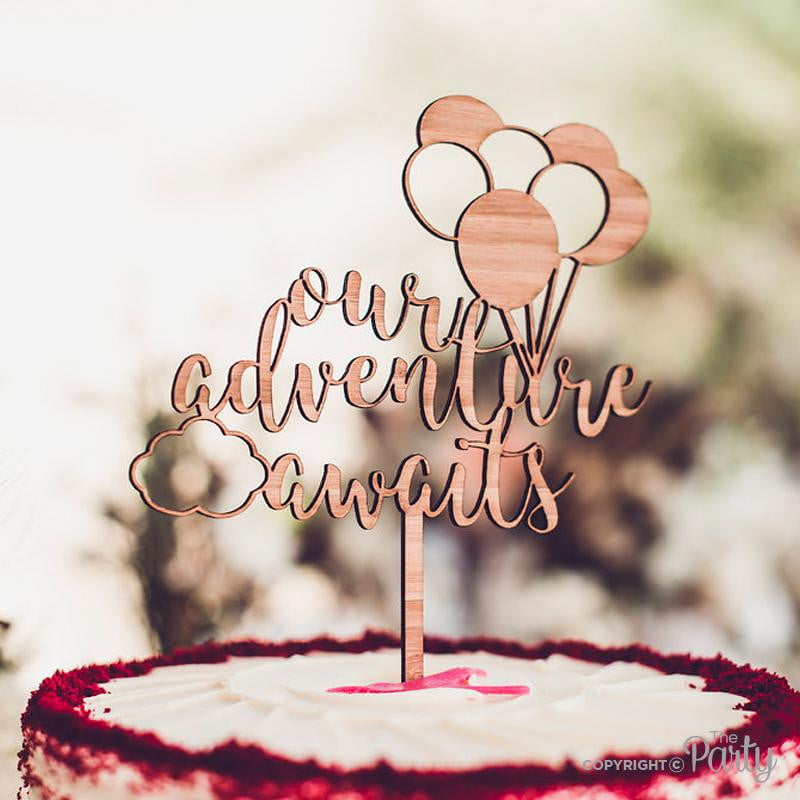 Our adventure awaits cake topper – The Party, Dubai