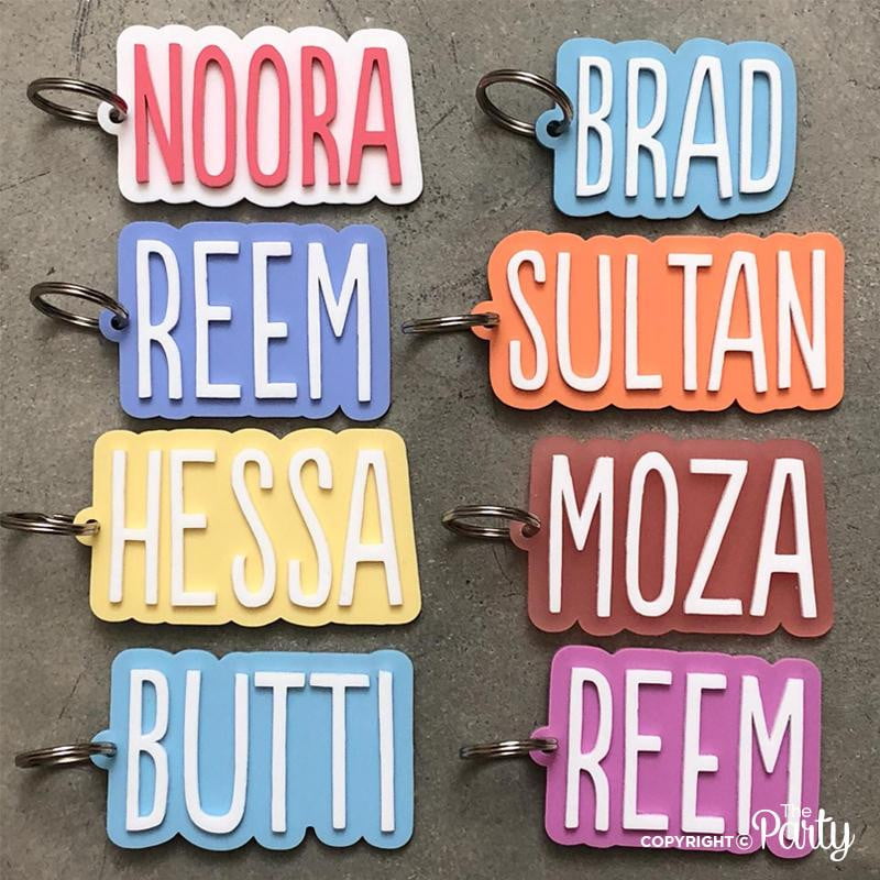 Bamboo Key Rings – The Party, Dubai