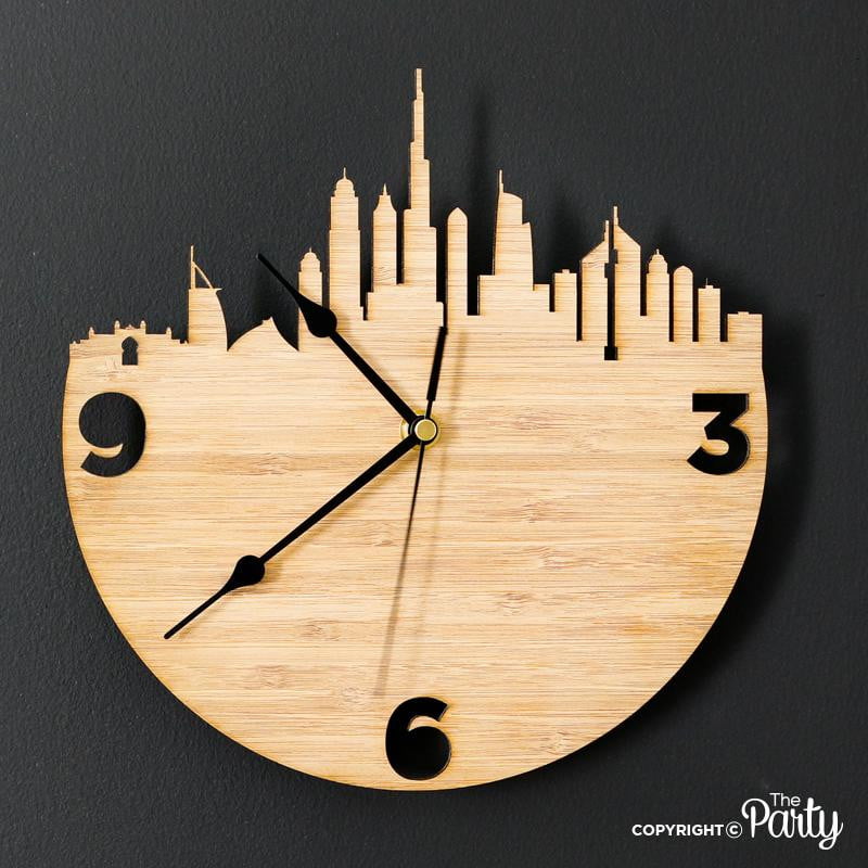Dubai skyline clock – The Party, Dubai
