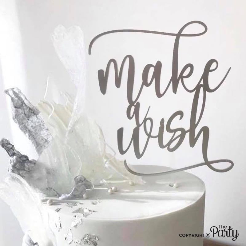 Floating Make a wish cake topper – The Party, Dubai