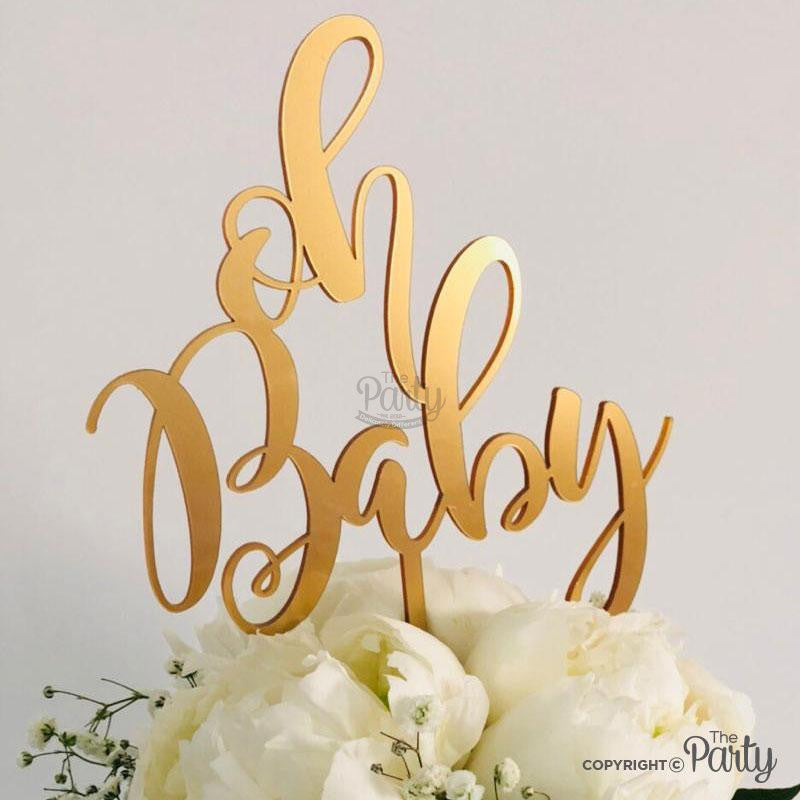 Oh Baby cake topper – The Party, Dubai