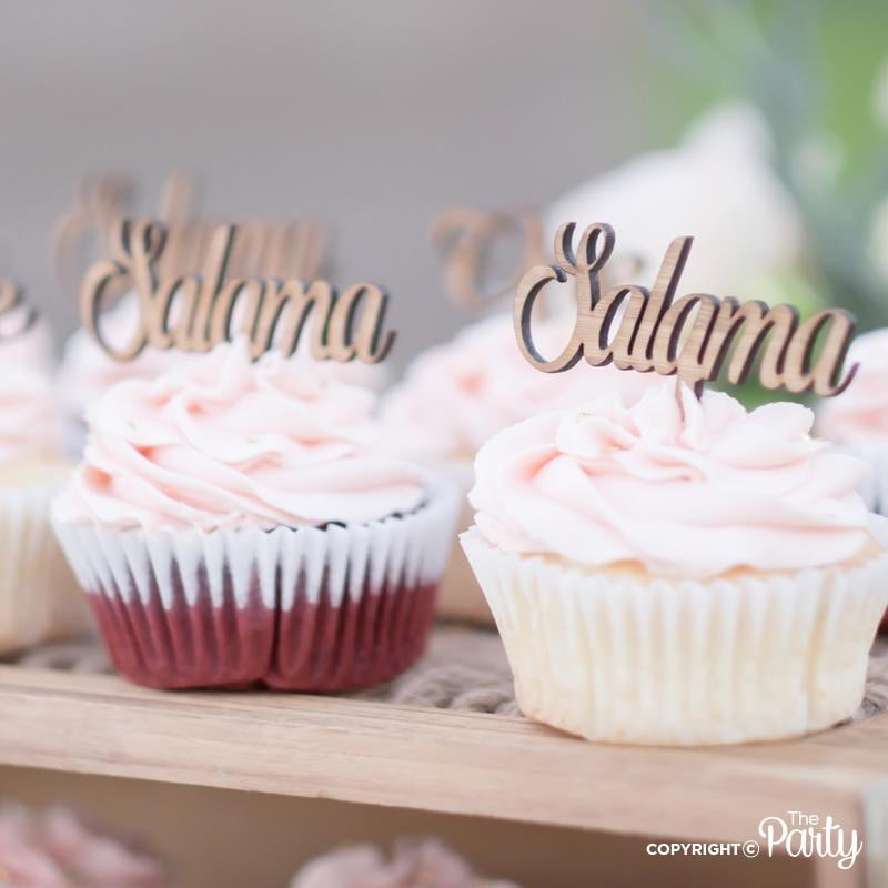 Name cupcake toppers – The Party, Dubai