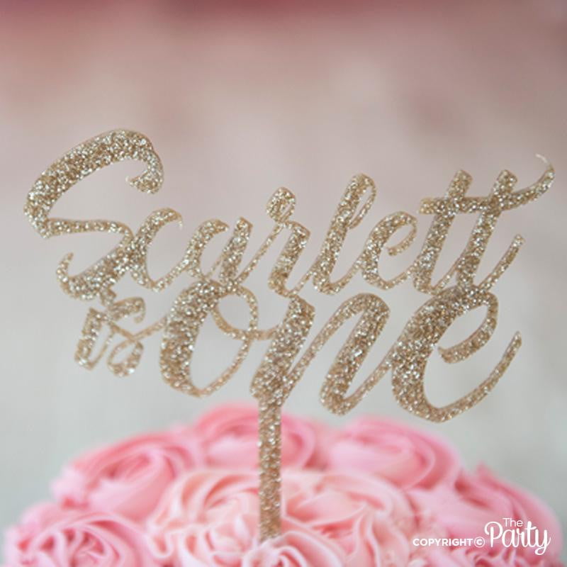 Scarlett is One cake topper – The Party, Dubai