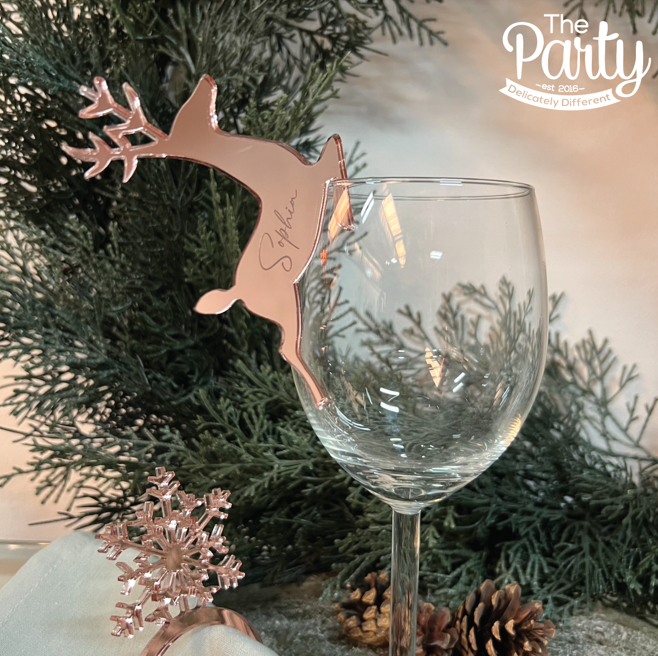 Christmas Drinks Charms / Table Place Names – The Party, Dubai