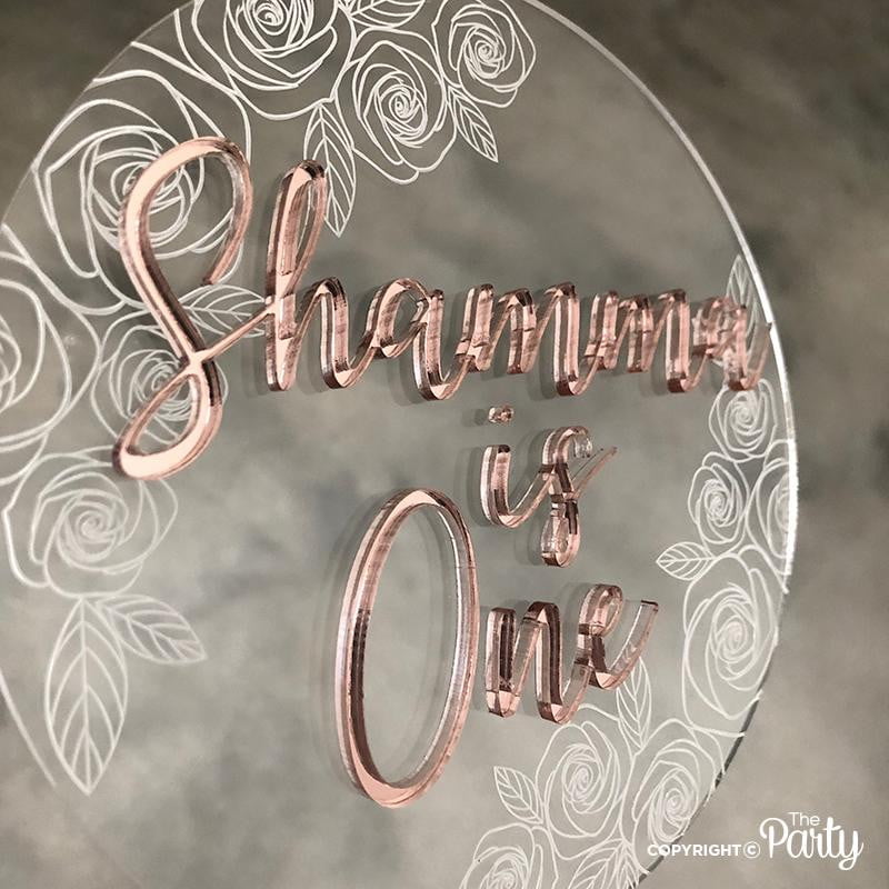 1st birthday cake topper – The Party, Dubai