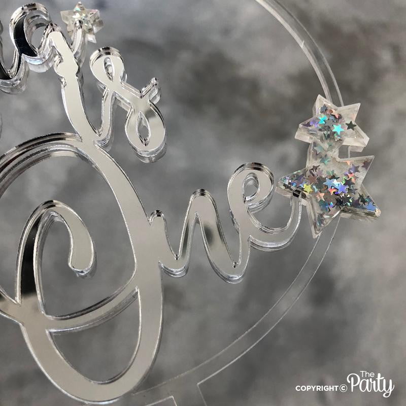 1st birthday cake topper with stars – The Party, Dubai