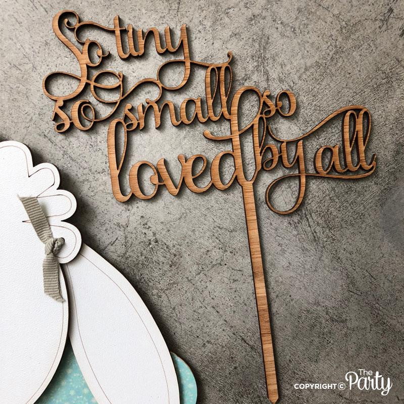 So tiny so small so loved by all cake topper – The Party, Dubai