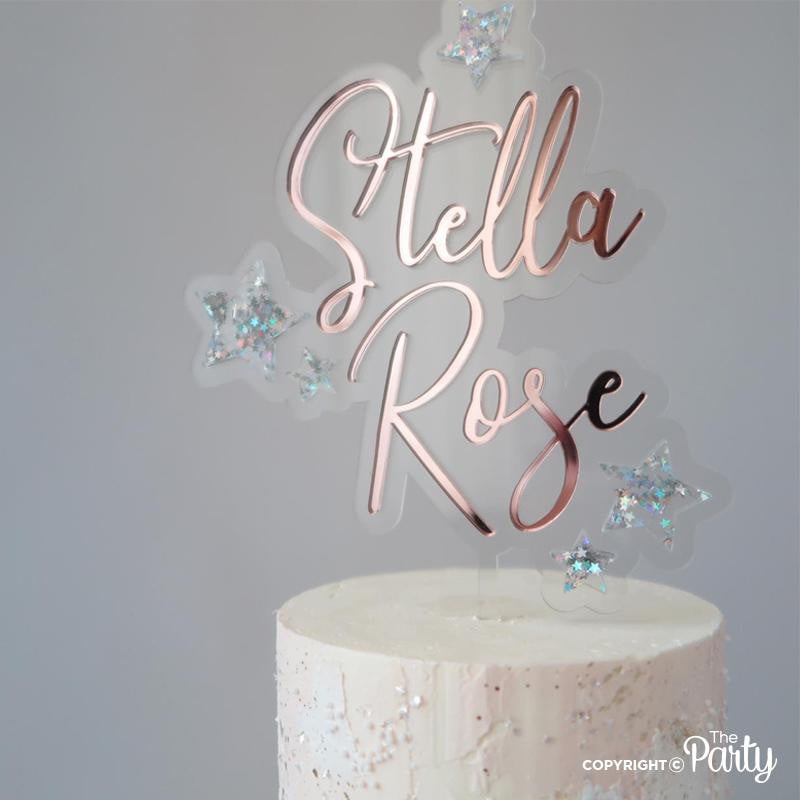 Floating cake topper – The Party, Dubai